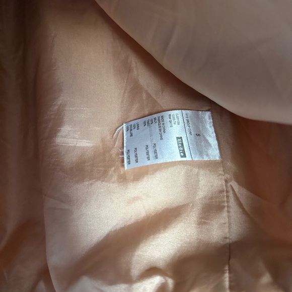 Elodie Faux Shearling Teddy Coat in Cream Nude Small - Picture 4 of 5